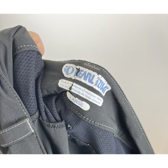 Y2K Pearl Izumi Cycling Capri Cropped Pants Women Large Gray '08 Bike Athletic - Picture 6 of 7